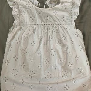 Loft White Detail Top